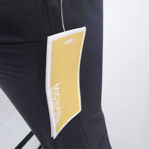 Michael Kors Black One-Piece Swimsuit Size 6 With Gold Grommets New - Picture 8 of 9